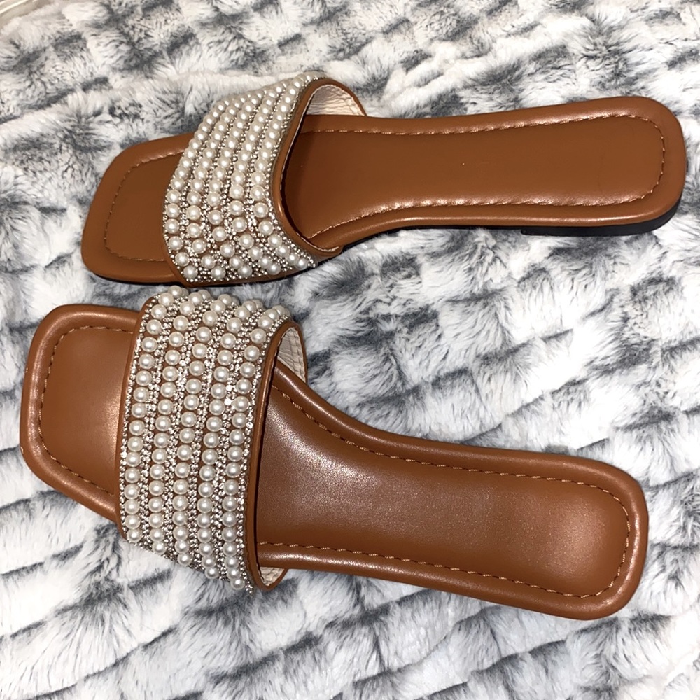 Shein pearl sandals